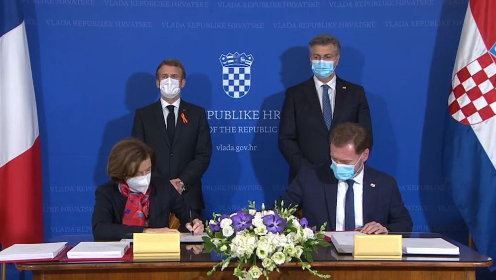 Macron u Zagrebu