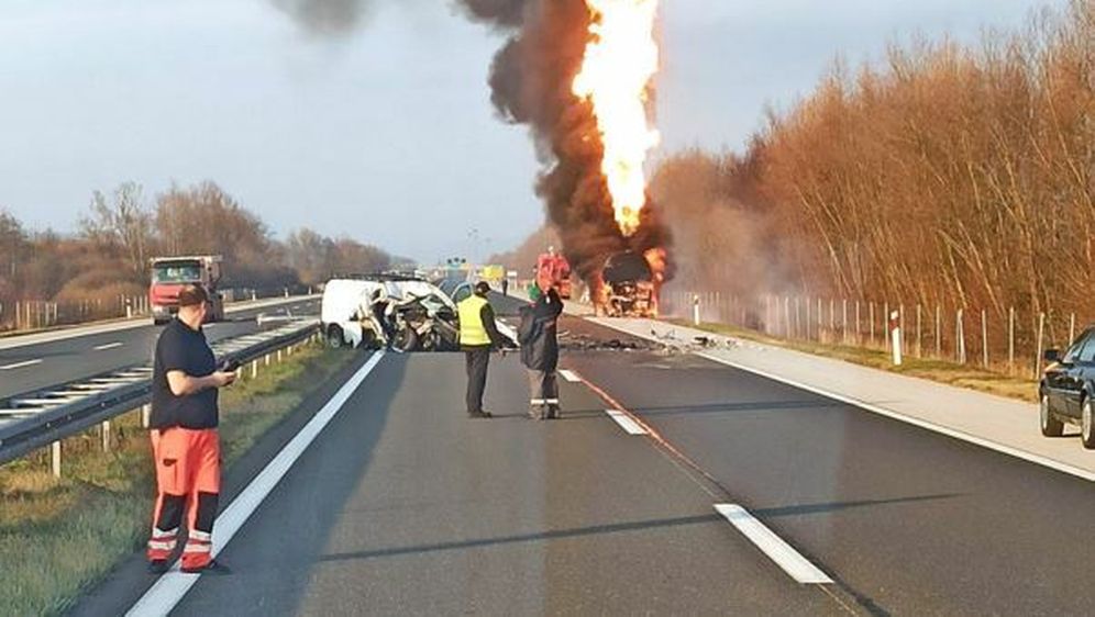 Prometna nesreća na autocesti A4 - 1