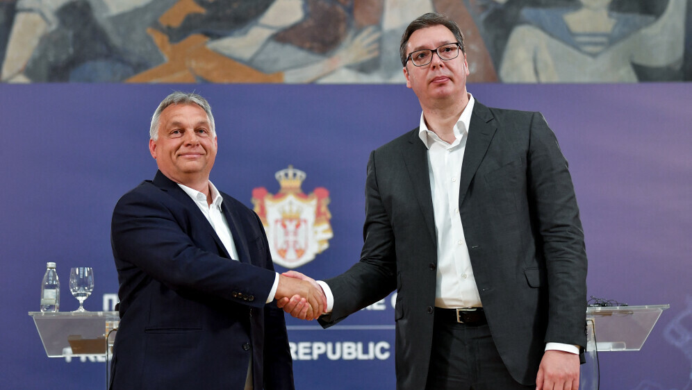 Mađarski premijer Viktor Orbán i predsjednik Srbije Aleksandar Vučić