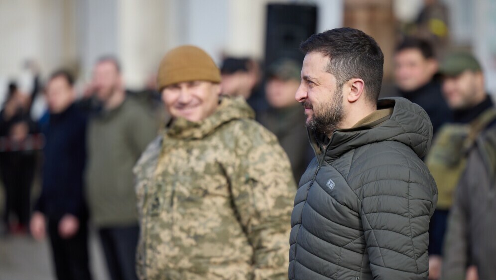 Volodimir Zelenski, predsjednik Ukrajine, u Hersonu - 1