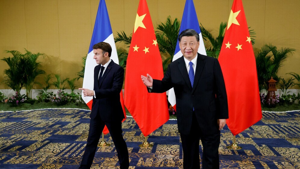 Emmanuel Macron, Xi Jingping