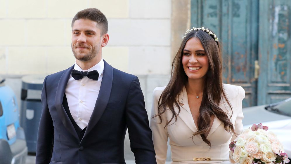 Vjenčanje Mije Ćurković i Andreja Kramarića u Gradskoj vijećnici u ožujku 2021. godine