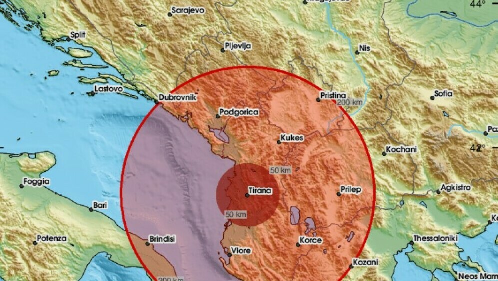 Potres u Albaniji