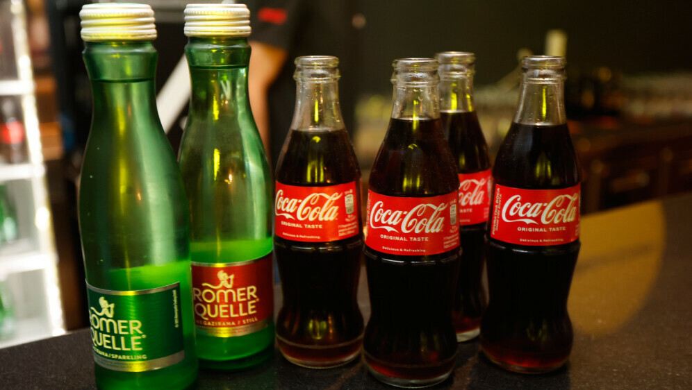 Coca-cola i Romerquelle voda