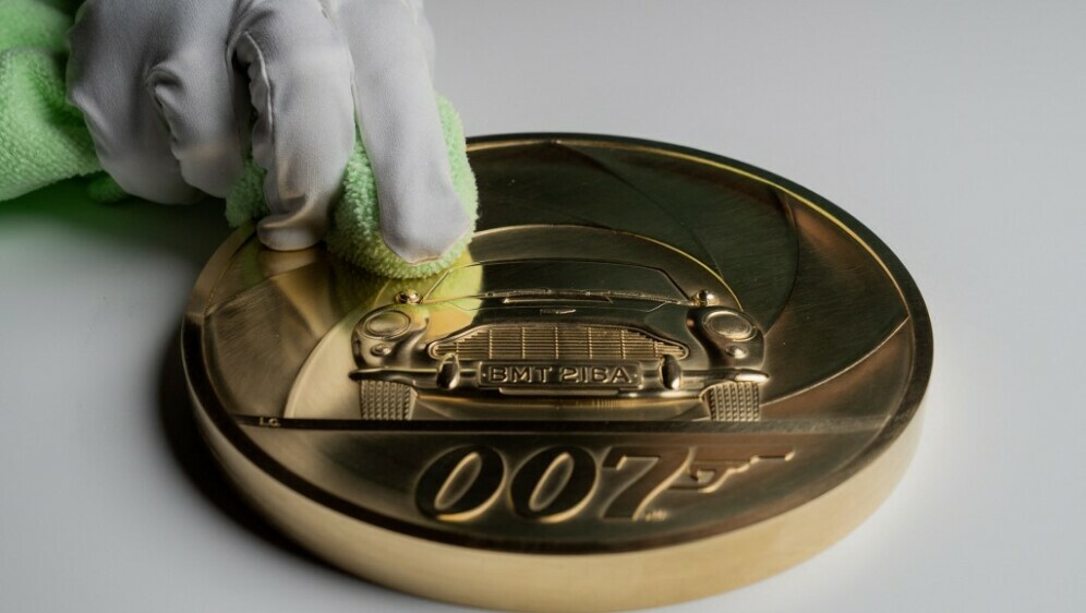 Kovanica iz kolekcije posvećene Jamesu Bondu