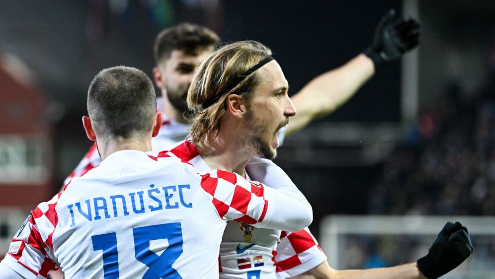 Hrvatska slavi pogodak protiv Latvije