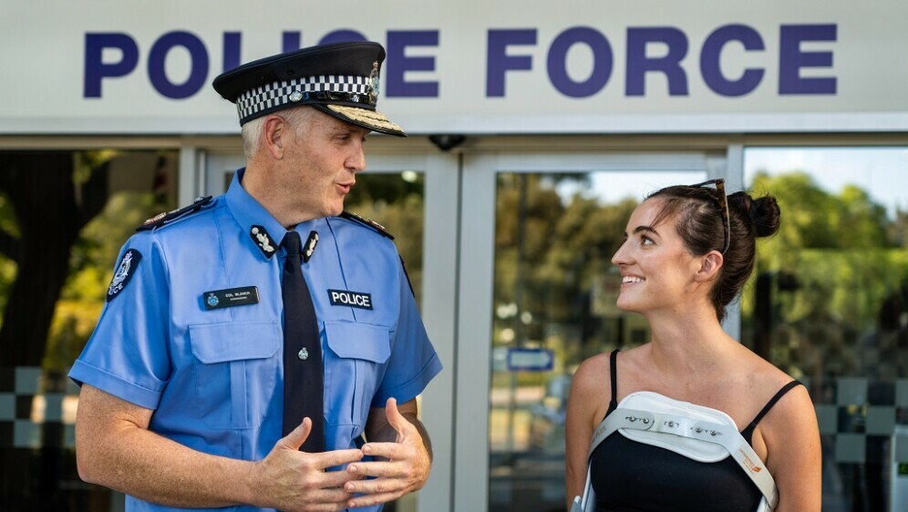 Australska policajka Ella Cutler