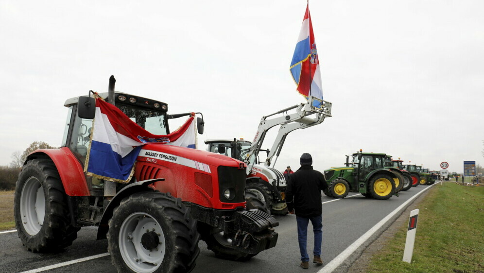Svinjogojci koji prosvjeduju zbog Vladinih mjera