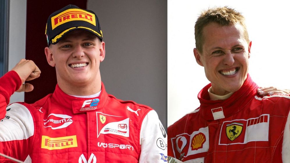 Mick i Michael Schumacher