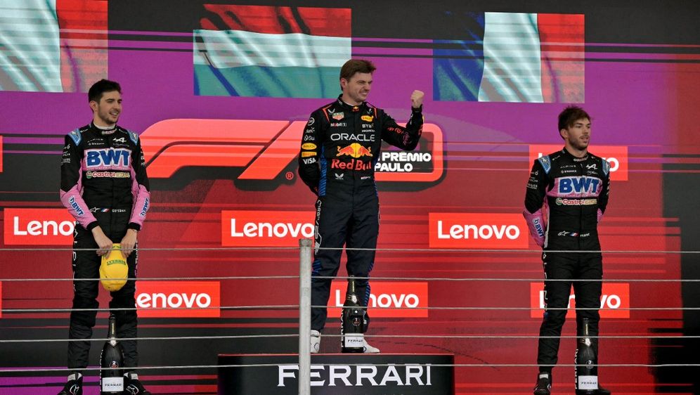 Ocon, Verstappen i Gasly