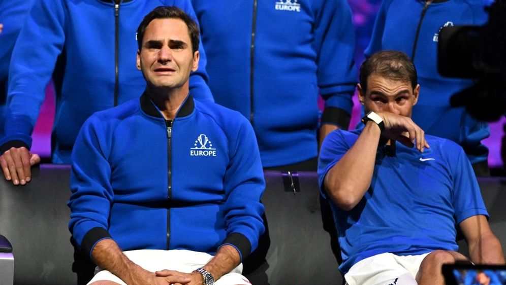 Roger Federer i Rafael Nadal na posljednjem meču Švicarca