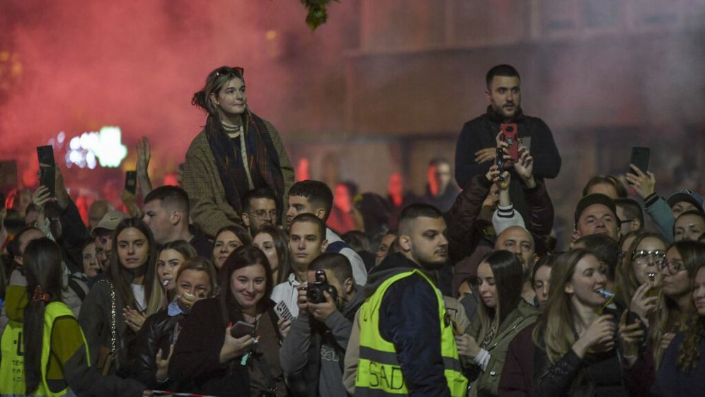 Doček studenata u Novom Sadu