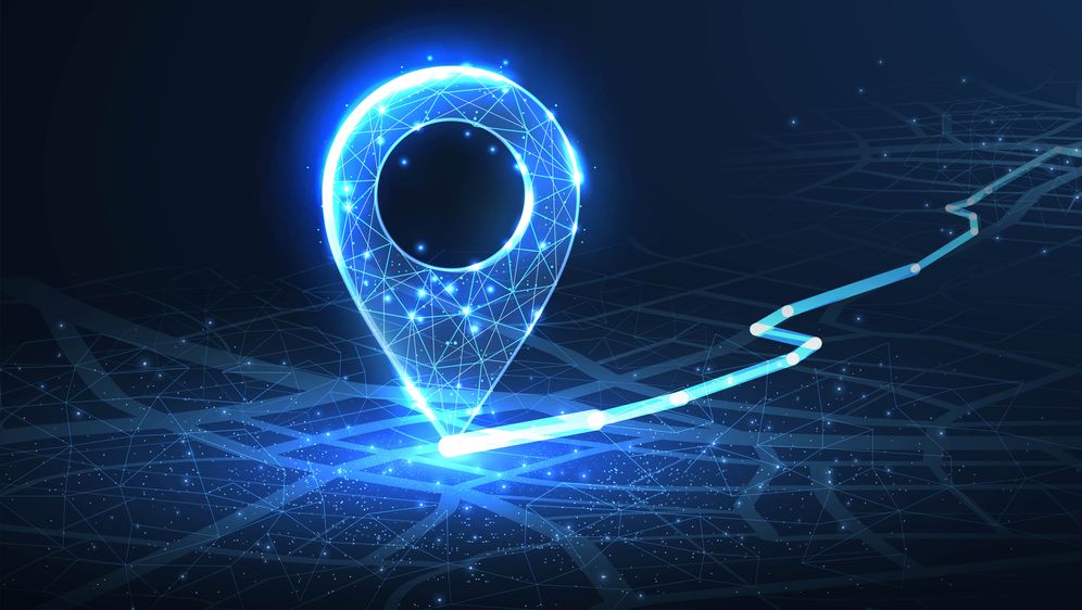 Praćenje lokacije, ilustracija