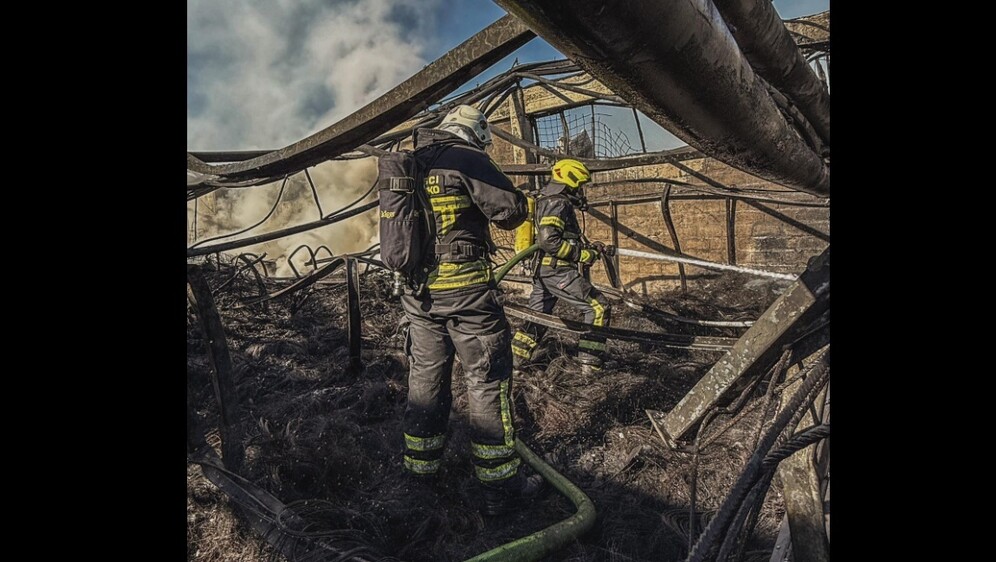 Zgarište nakon požara u Svetoj Nedelji