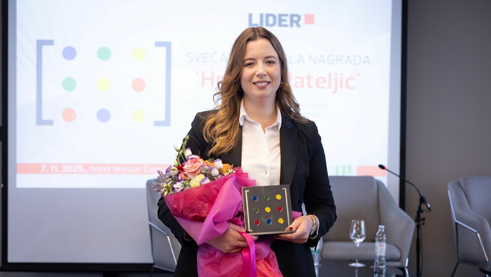 Novinarka Dnevnika Nove TV Sarah Viteškić dobila je nagradu Lidera - 2