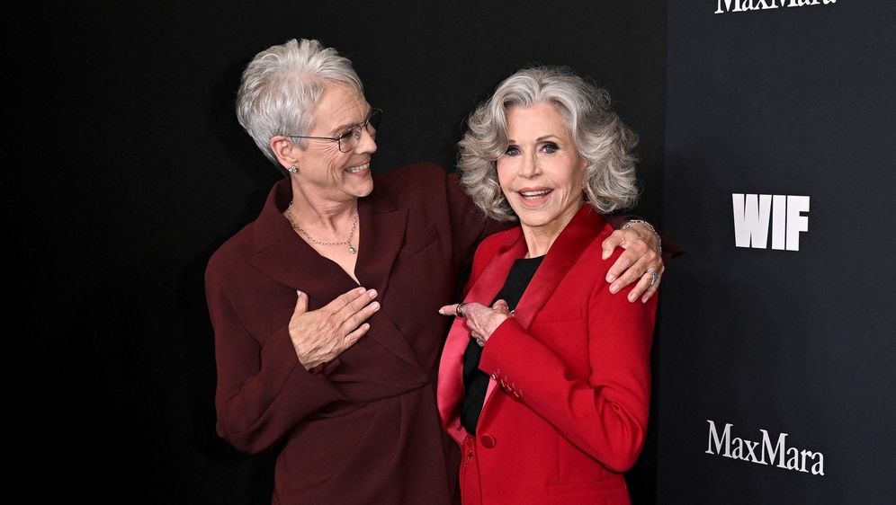 Jane Fonda i Jamie Lee Curtis na dodjeli nagrada WIF