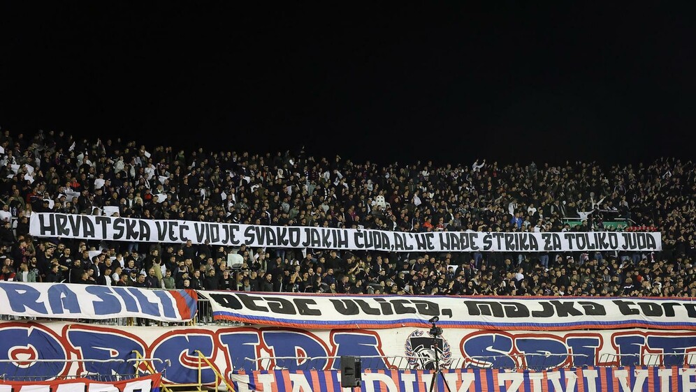 Transparent Torcide na Poljudu