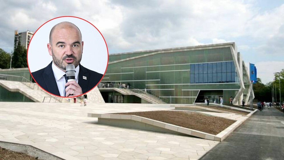 Davor Cipek i sportska dvorana Zamet, ilustracija