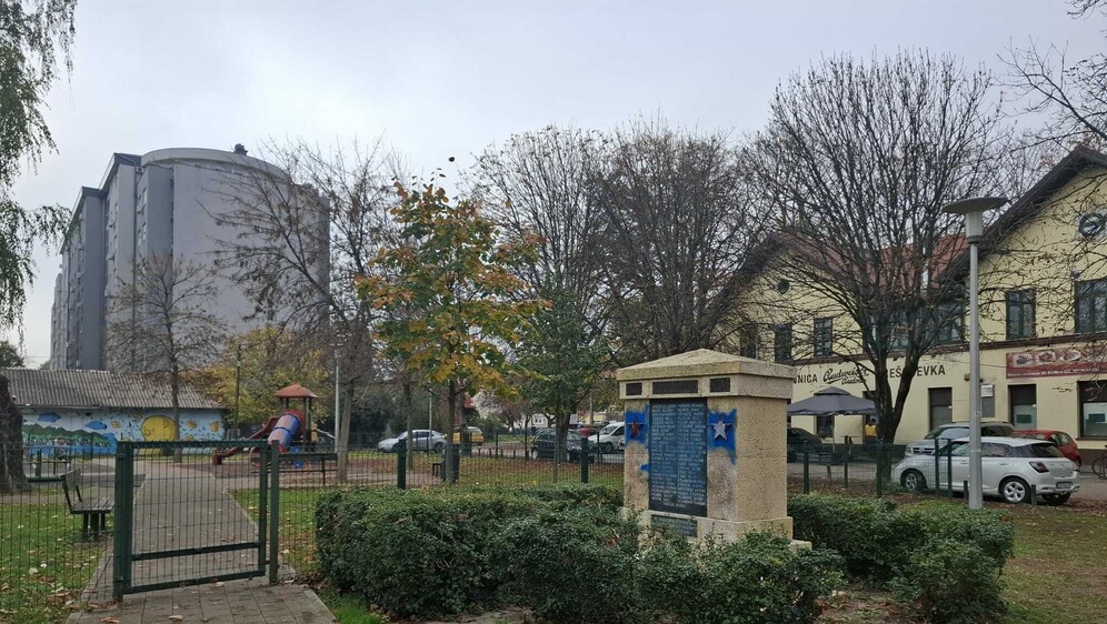 Pošaran spomenik NOB-u u Zagrebu - 2