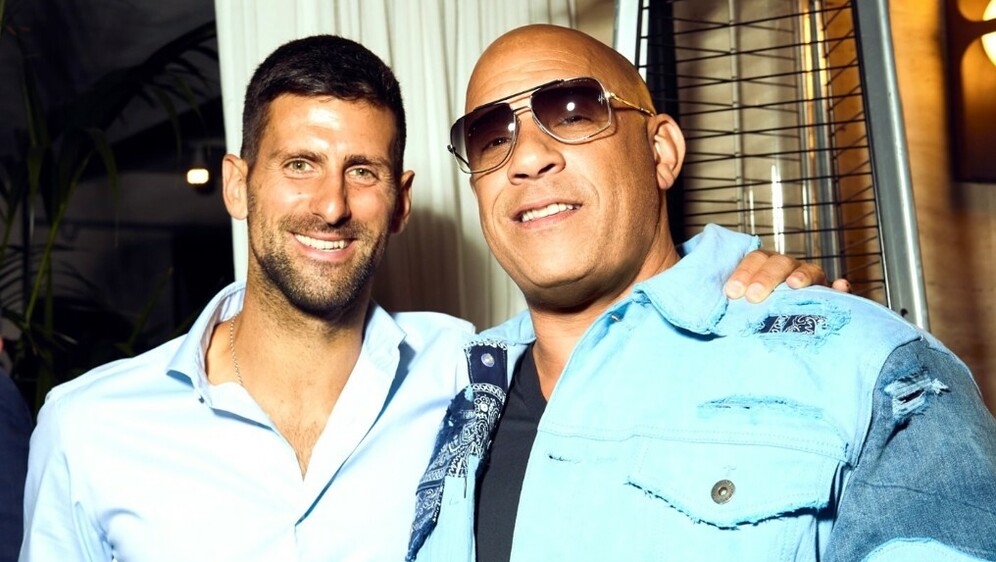 Novak Đoković i Vin Diesel