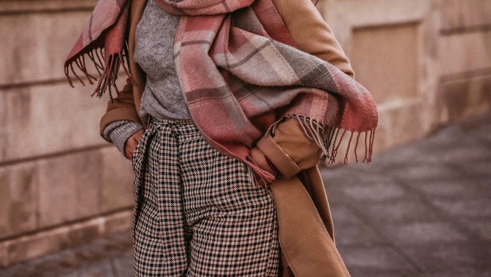 Zimski šal u outfitu