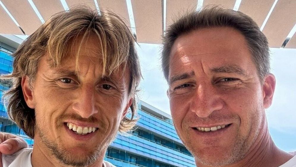 Luka Modrić i Vlatko Vučetić