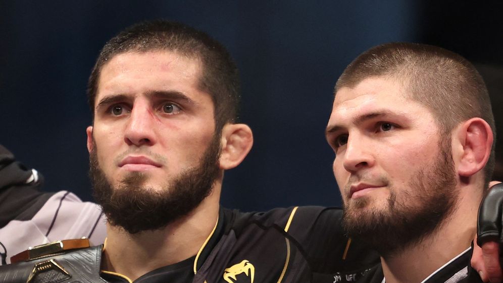 Islam Makhachev i Khabib Nurmagomedov