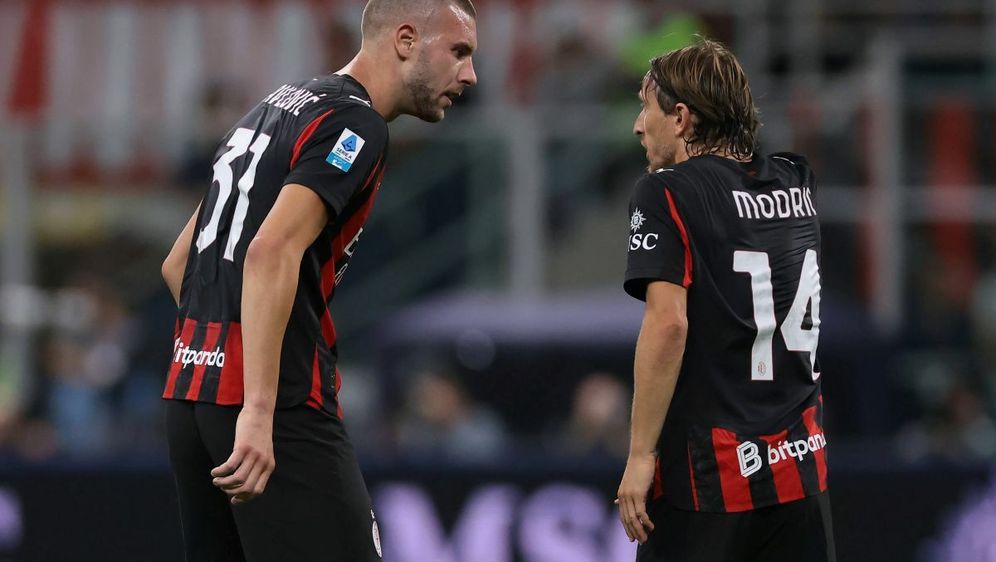 Strahinja Pavlović i Luka Modrić