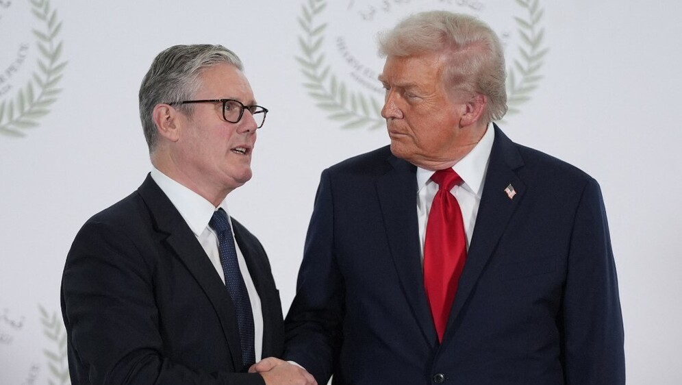 Keir Starmer i Donald Trump