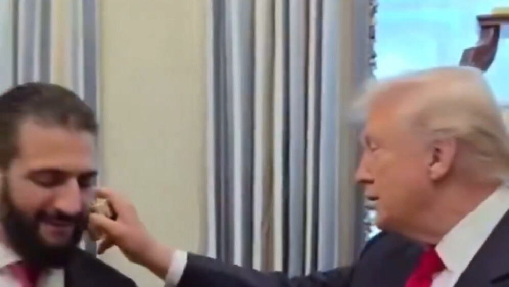 Trump i Ahmed al‑Sharaa