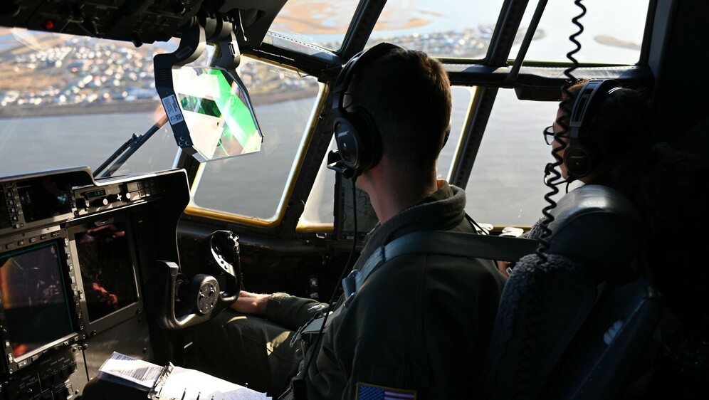 Zrakoplov C-130 kojim su raspršivali sjemenke