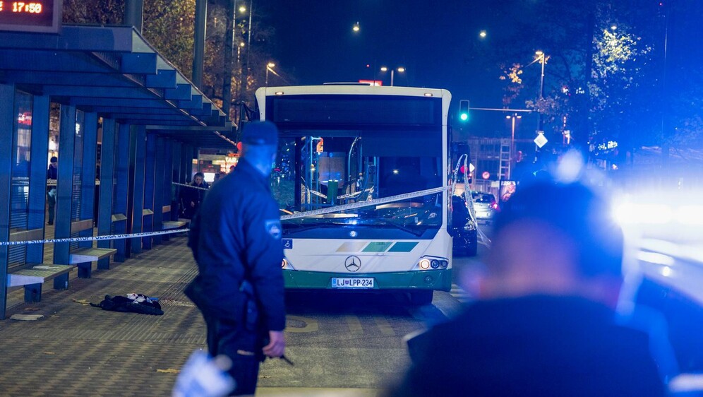 Ljubljanska policija na mjestu napada