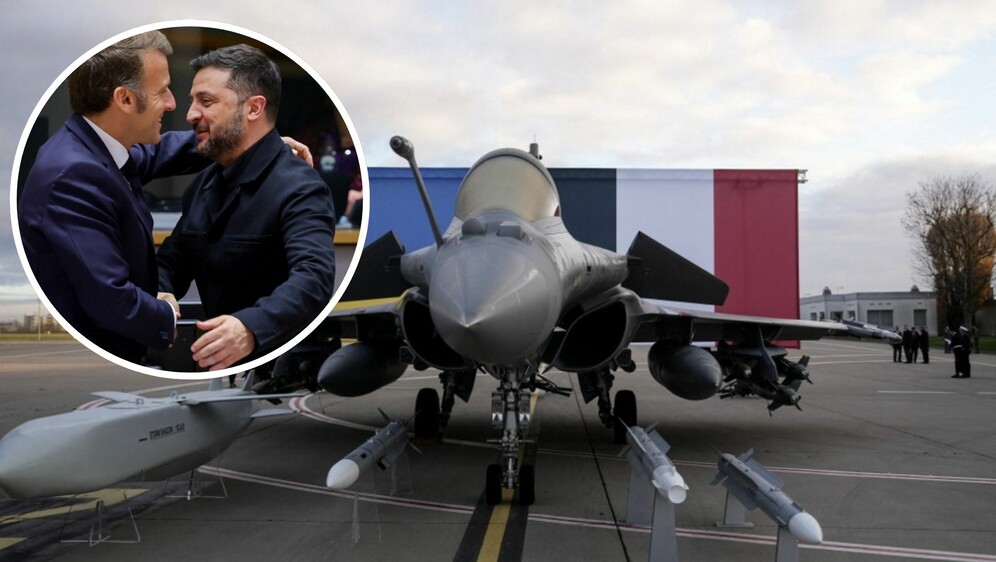 Macron i Zelenski, francuska vojna tehnika