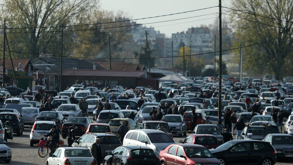 Sajam automobila, ilustracija