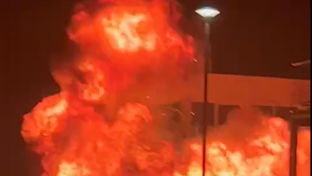 Eksplozija kraj Osnovne škole Strožanac