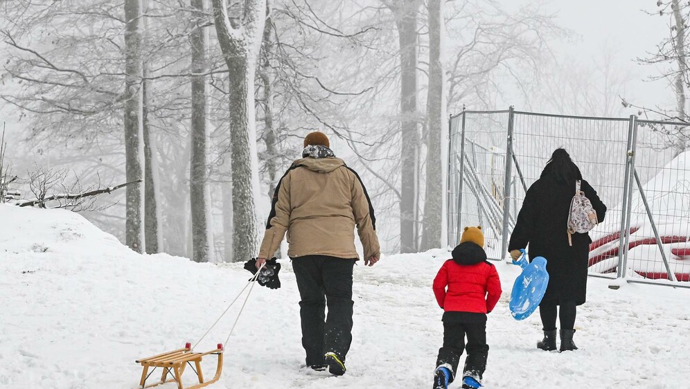 Snijeg na Sljemenu - 2