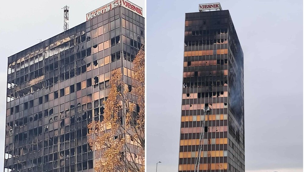 Zgrada Vjesnika nakon požara