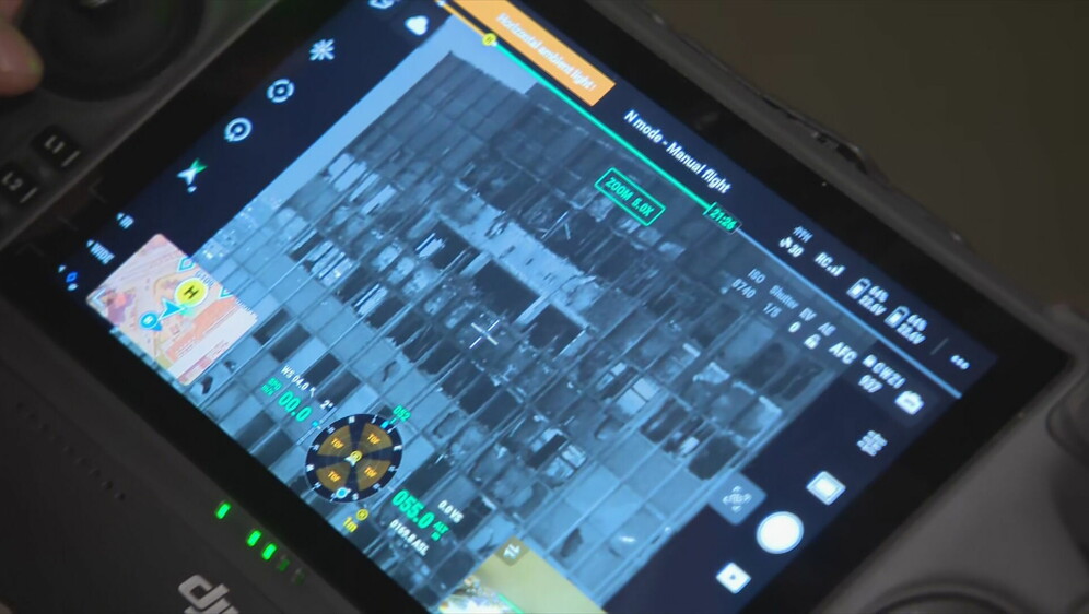 Bespilotni sustav za nadzor požara