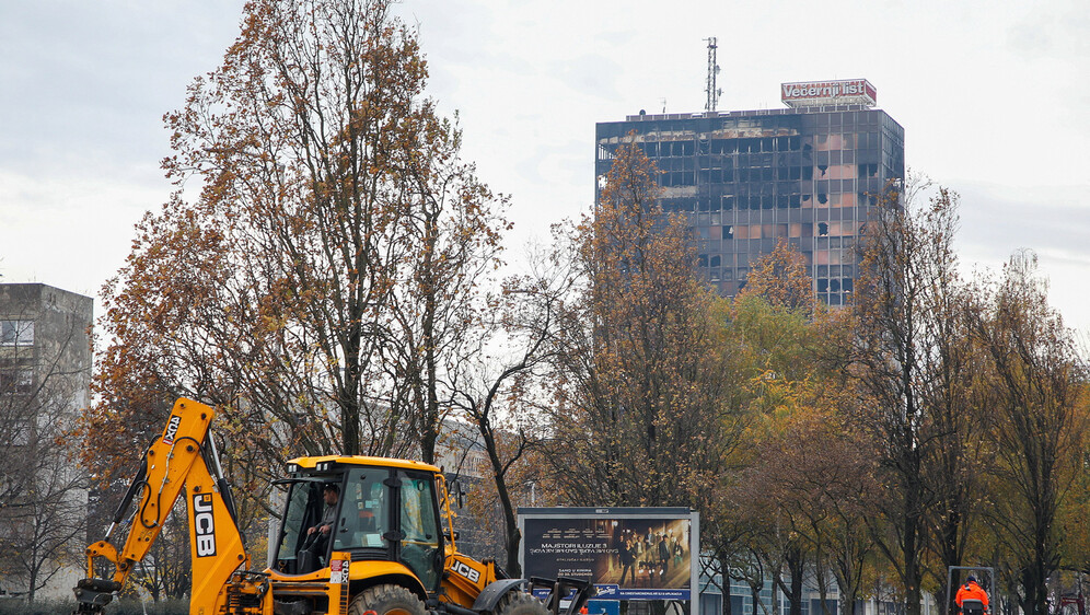 Radovi na prometnici kod Vjesnika