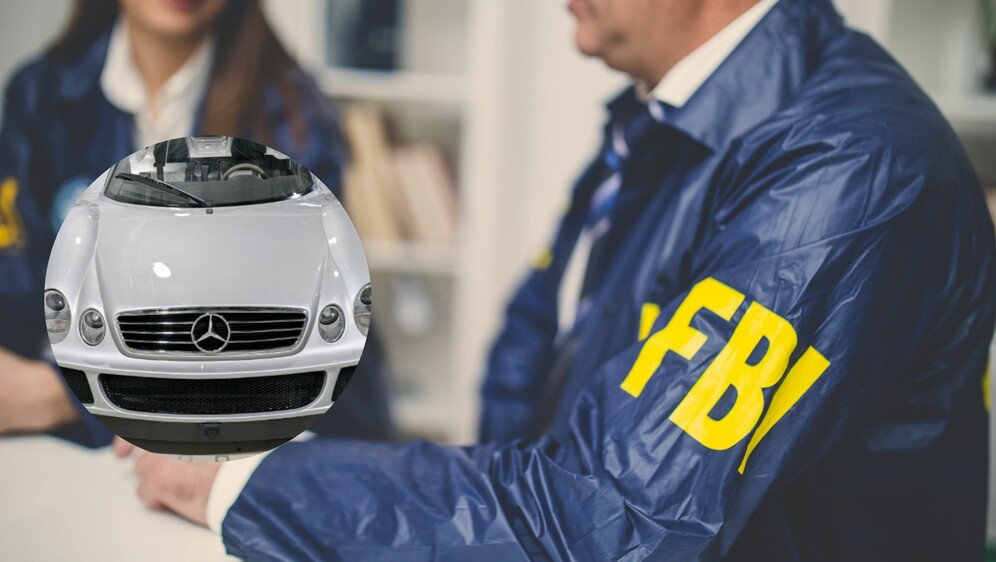 Agent FBI-ja i zaplijenjeni Mercedes-Benz CLK-GTR Ryana Weddinga iz 2002.