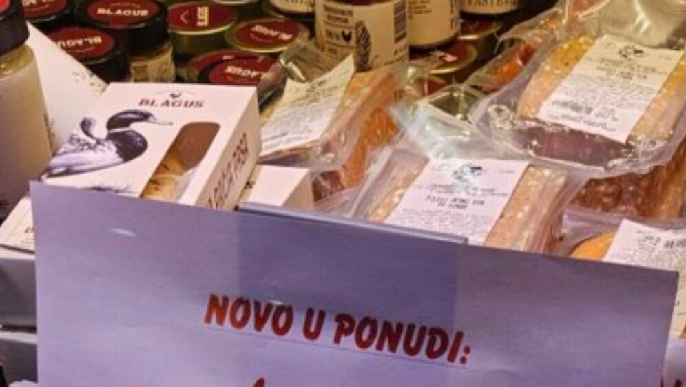 Neobičan naziv proizvoda u izlogu