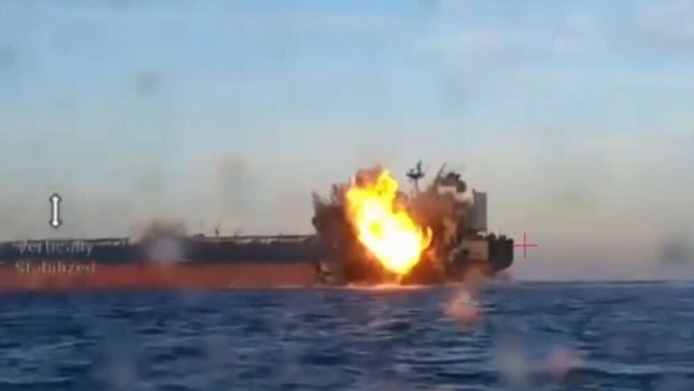 Pogođeni ruski tankeri