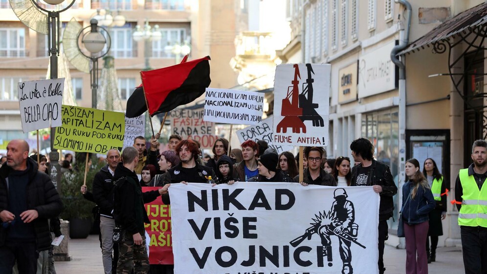 Marš Ujedinjeni protiv fašizma u Rijeci