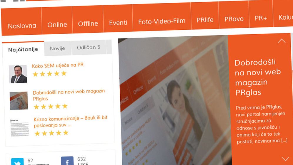 Lansiran novi web posvećen odnosima s javnošću — PRglas