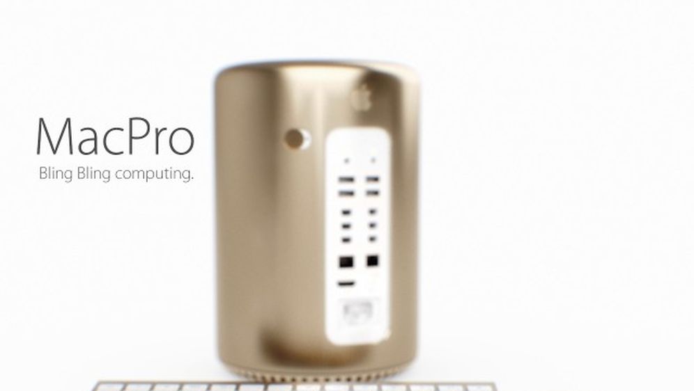 Ovako bi izgledao novi Mac Pro u zlatnoj boji