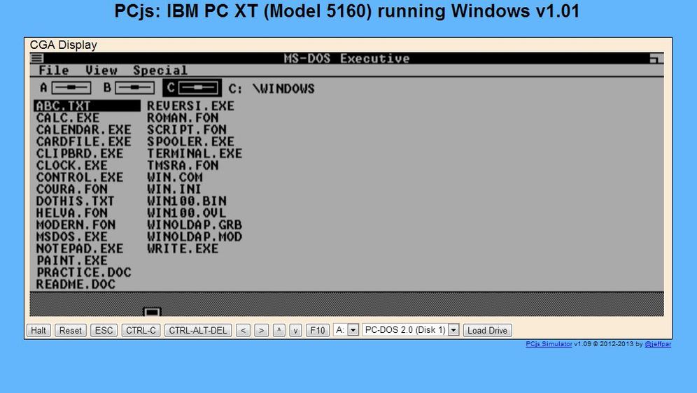 Isprobajte emulator Windowsa koji nas vraća u prapovijest Microsoftovog OS-a