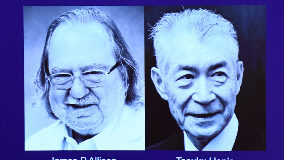 James Allison i Tasuku Honjo (Foto: AFP)