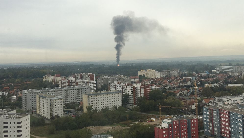 Požar se vidio iz zapadnog dijela grada (Foto: čitatelj)