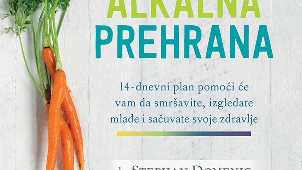 Naslovnica knjige \'Alkalna prehrana\' autora dr. Stephana Domeniga