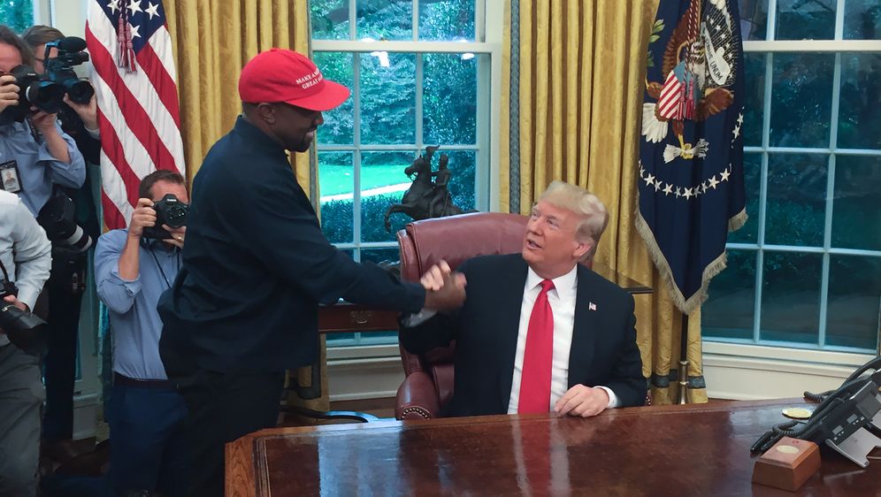 Kanye West i Donald Trump (Foto: AFP)